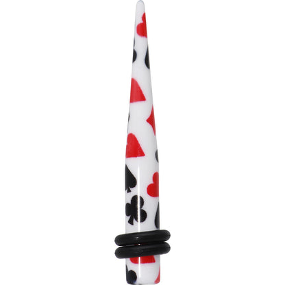4G Acrylic Playing Card Symbol Taper