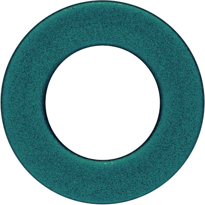 Teal Matte Silicone Screw Fit Tunnel Plug Set 6mm to 25mm