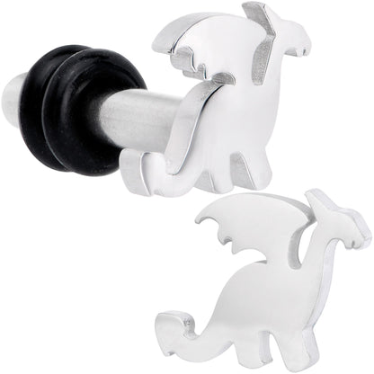 Steel Fantasy Dragon Single Flare Plug Set 14G to 2G