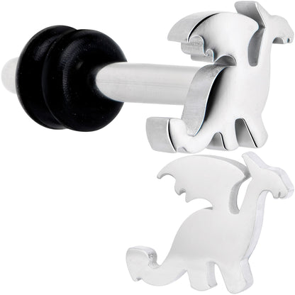 Steel Fantasy Dragon Single Flare Plug Set 14G to 2G