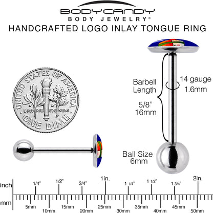Sushi Barbell Tongue Ring by Onyx O