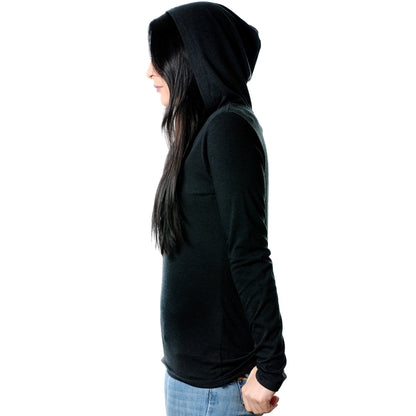Pierced AF Black Tapered Long Sleeve Hoodie
