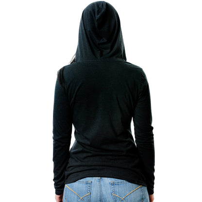 Pierced AF Black Tapered Long Sleeve Hoodie