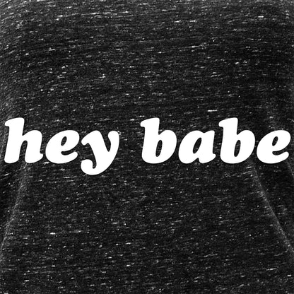 Hey Babe Black Gray Cosmic Twist Back Tank Top