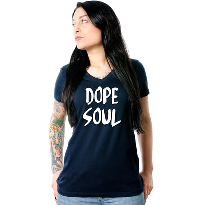 Dope Soul Tapered V-Neck Tee Shirt