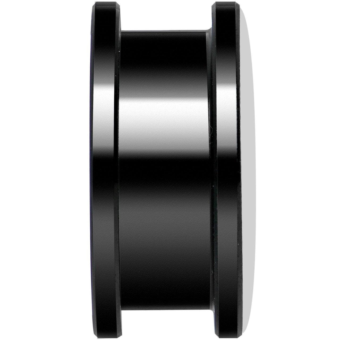 Black White Tiger Eyes Black Anodized Screw Fit Plug Set 20mm