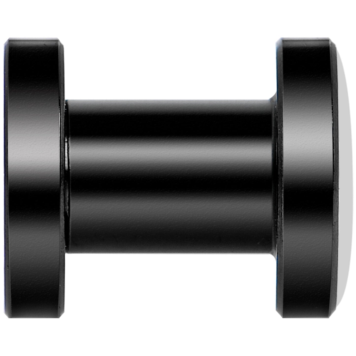 Pink Black Radiant Cross Black Anodized Screw Fit Plug Set 4G