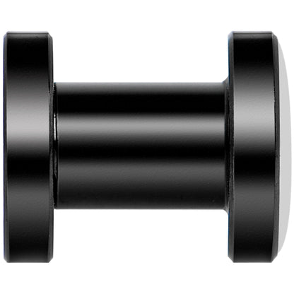 Pink Black Radiant Cross Black Anodized Screw Fit Plug Set 4G