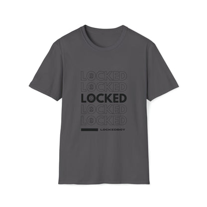 LOCKED Inspo (black text) - Chastity Shirts by LockedBoy Athletics