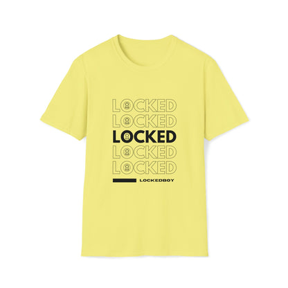 LOCKED Inspo (black text) - Chastity Shirts by LockedBoy Athletics