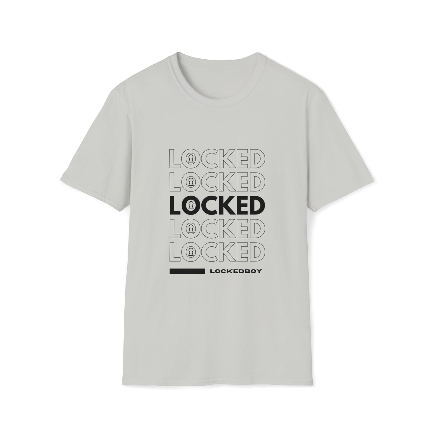 LOCKED Inspo (black text) - Chastity Shirts by LockedBoy Athletics