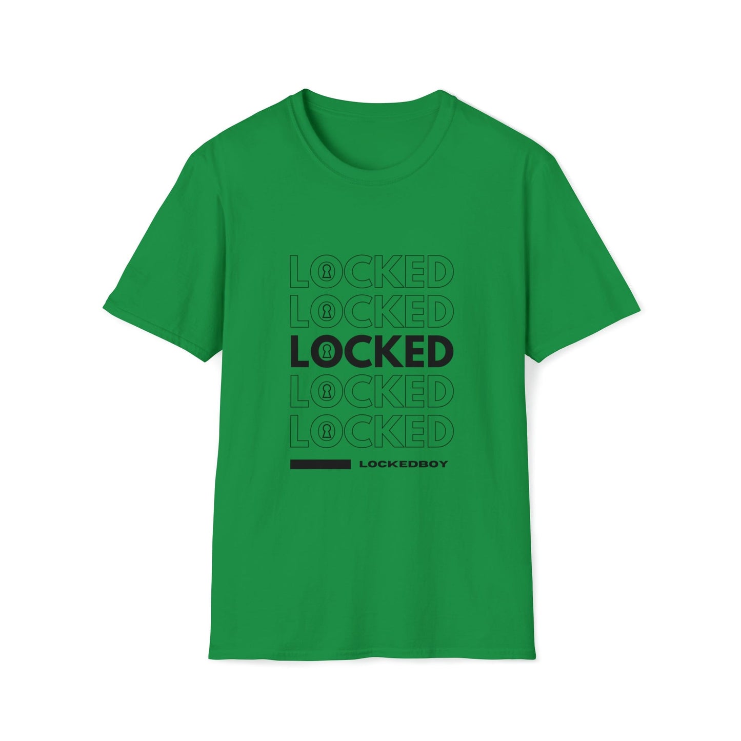 LOCKED Inspo (black text) - Chastity Shirts by LockedBoy Athletics