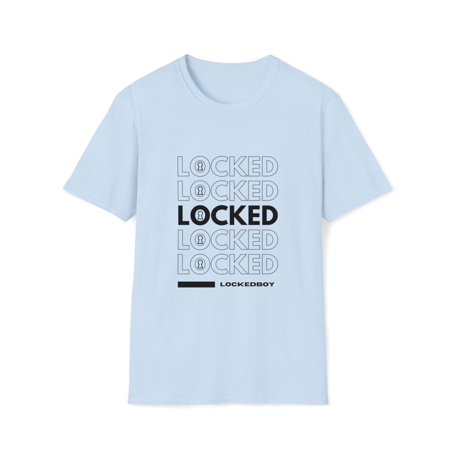 LOCKED Inspo (black text) - Chastity Shirts by LockedBoy Athletics