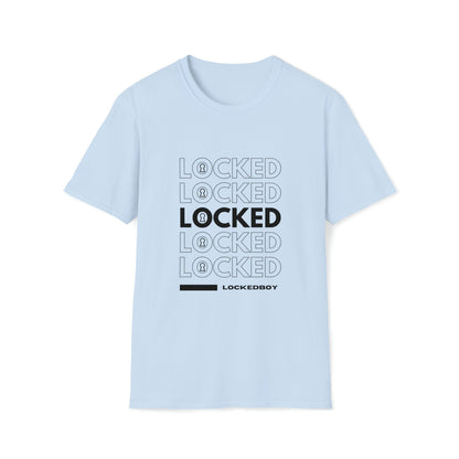LOCKED Inspo (black text) - Chastity Shirts by LockedBoy Athletics