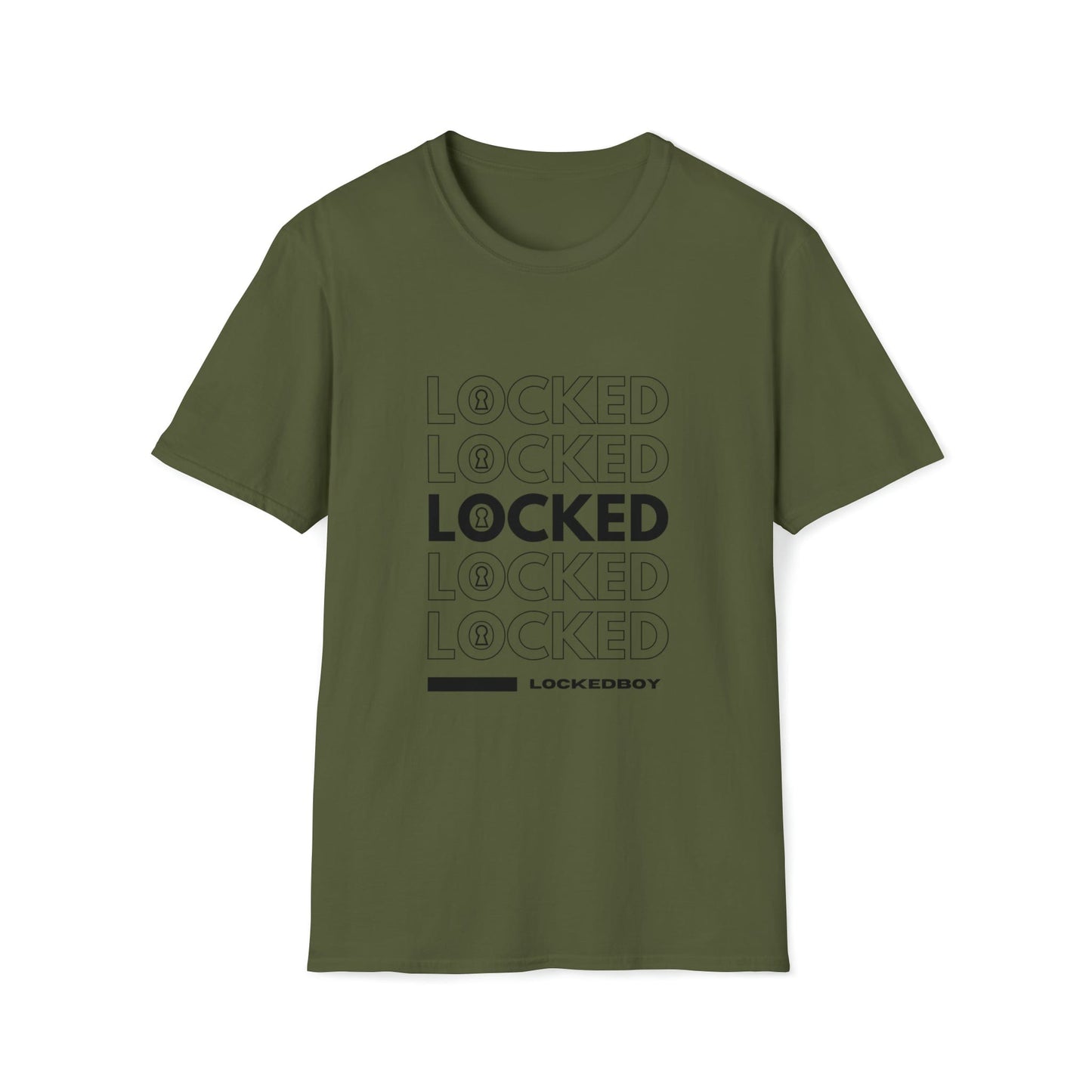 LOCKED Inspo (black text) - Chastity Shirts by LockedBoy Athletics