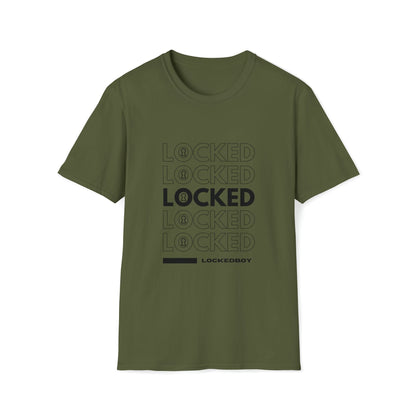 LOCKED Inspo (black text) - Chastity Shirts by LockedBoy Athletics