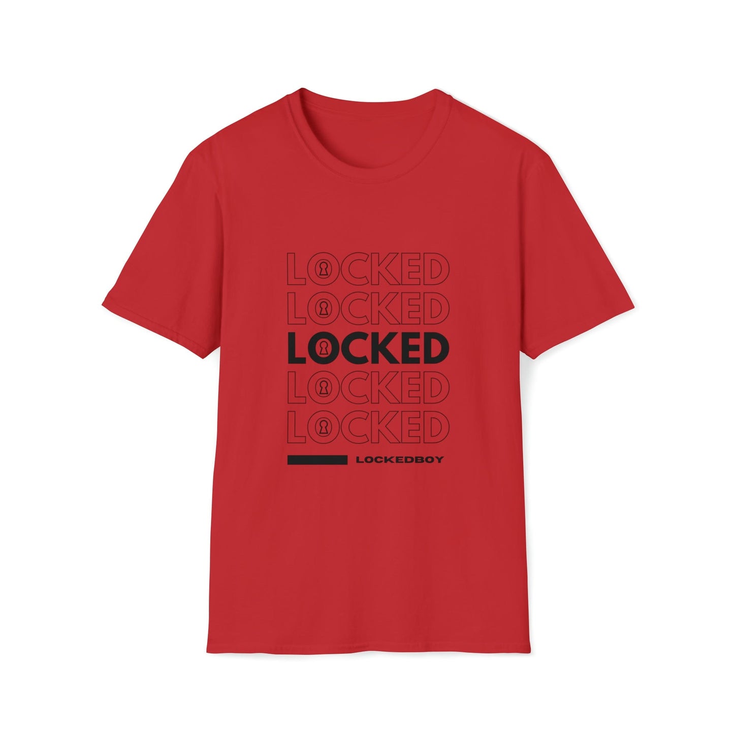 LOCKED Inspo (black text) - Chastity Shirts by LockedBoy Athletics