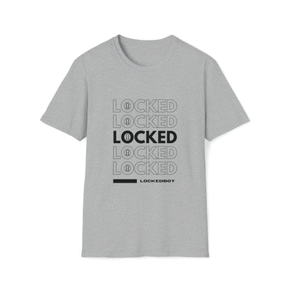 LOCKED Inspo (black text) - Chastity Shirts by LockedBoy Athletics
