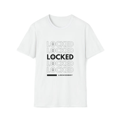 LOCKED Inspo (black text) - Chastity Shirts by LockedBoy Athletics
