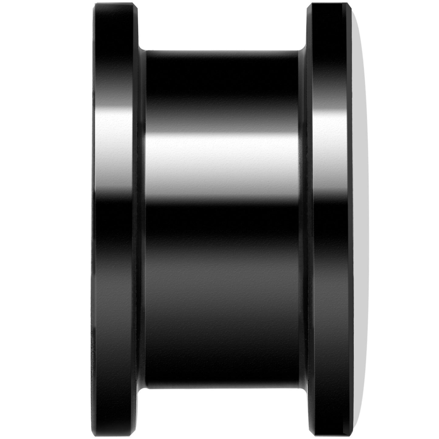 Full Color Tiger Eyes Black Anodized Screw Fit Plug Set 9/16